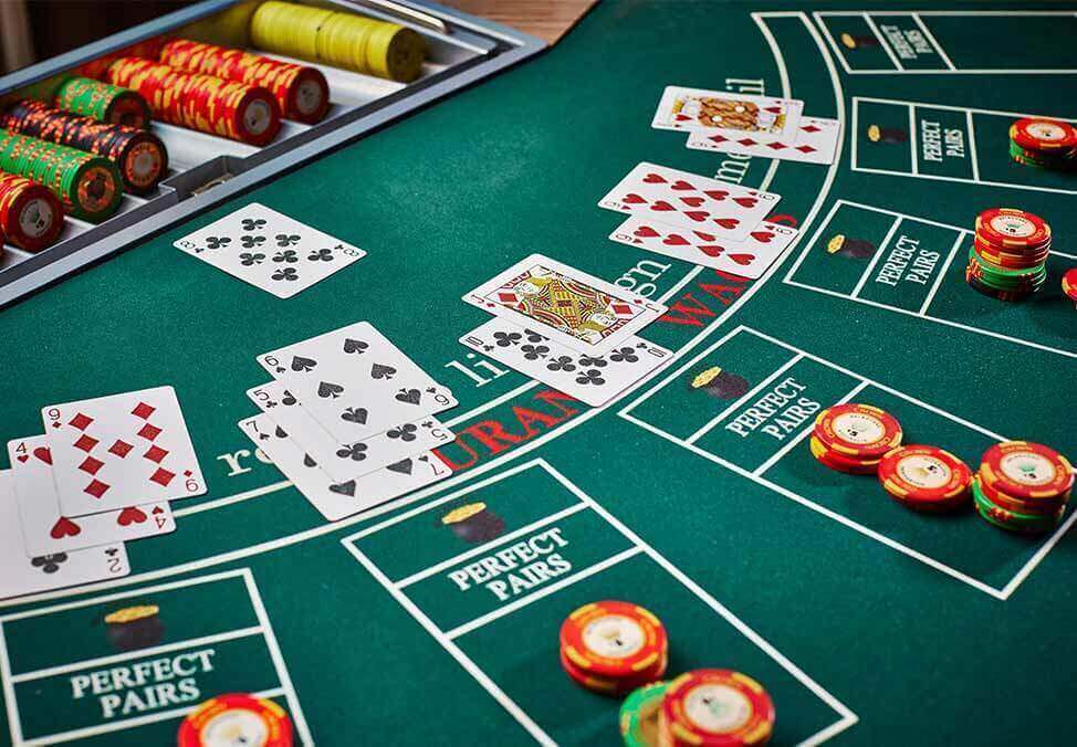 blackjack table