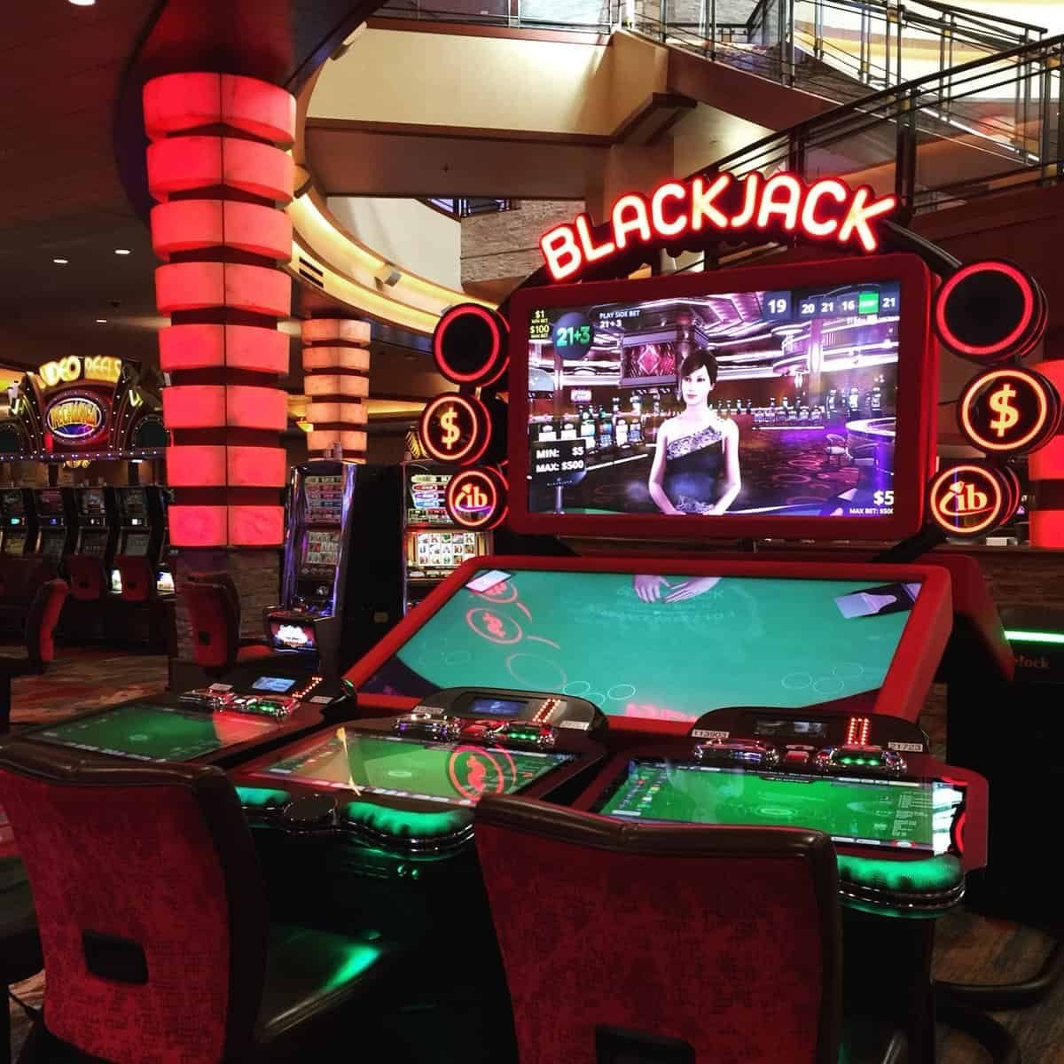 blackjack machine