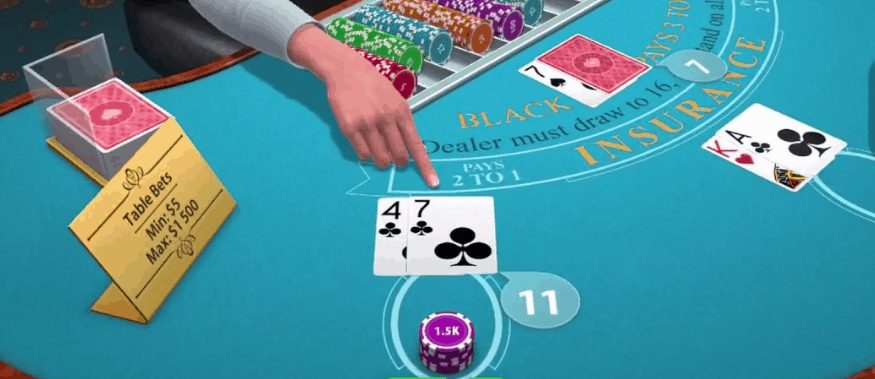 online blackjack gameplay